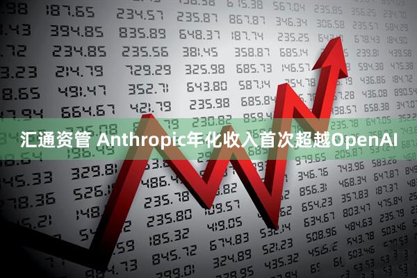 汇通资管 Anthropic年化收入首次超越OpenAI